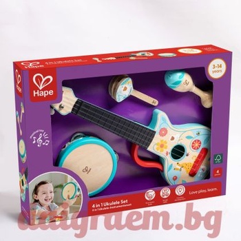 Image 1 of Hape Детски музикален комплект Перкусии hape e0638 (h0638)