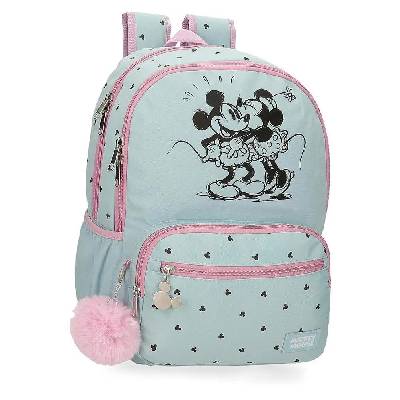 Юношеска раница Disney Mickey Y Minnie Kisses Junior Backpack - Blue (Blue)