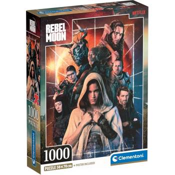 Clementoni Пъзел Clementoni от 1000 части - Rebel Moon, вариант 1 (39864)