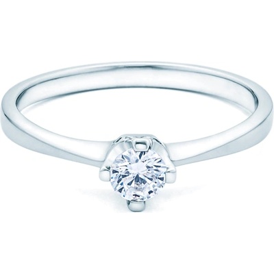 SAVICKI Годежен пръстен savicki: бяло злато, диамант