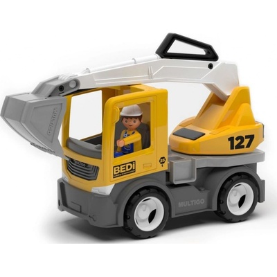 WADER MultiGO Build Sklápěčka s řidičem auto s Igráčkem