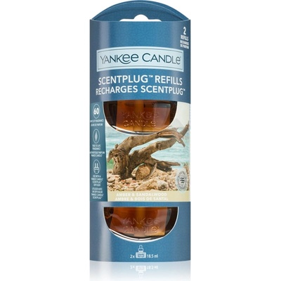 Yankee Candle Amber & Sandalwood резервен пълнител за електрически дифузер 2x18.5ml