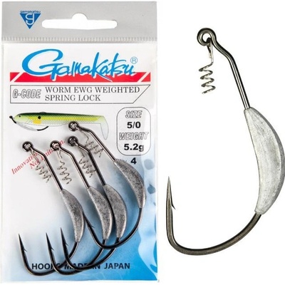 Gamakatsu EWG Weighted Superline Spring-Lock vel.3 4 ks
