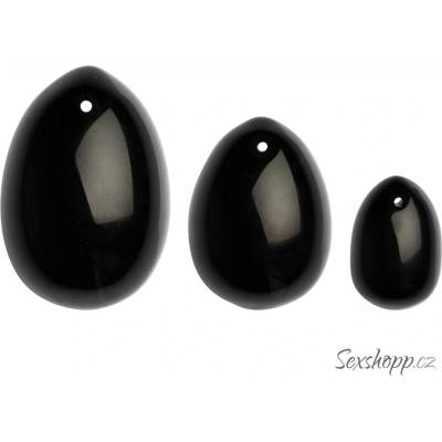 La Gemmes Black Obsidian Egg S M L