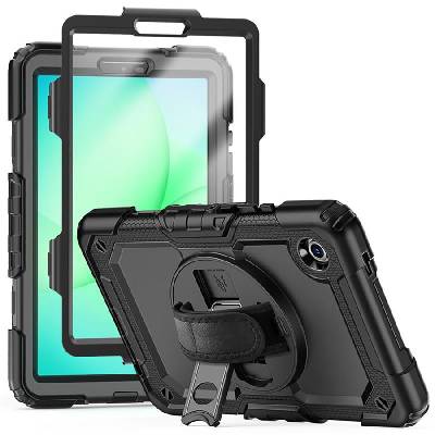 360 градусов калъф за таблет Samsung Galaxy Tab A9 / A11 8.7 от Tech-Protect Solid - Black (5906302335046)