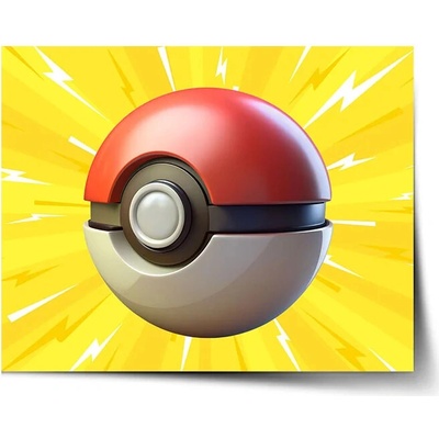 Sablio Plagát Pokemon ball Explózia - 60x40 cm