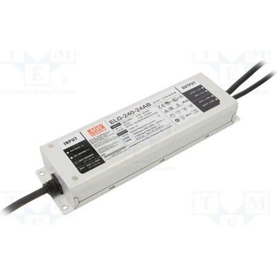 MEAN WELL ELG-240-24AB Napájecí zdroj: spínaný; LED; 240W; 24VDC; 5÷10A; 100÷305VAC; IP65