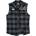 BRANDIT мъжка риза без ръкави Ozzy Osbourne - Check - BRANDIT - 61037-black_grey_ch