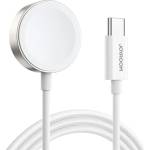JOYROOM Зарядно за смарт часовник Apple Watch Joyroom S-IW004 Магнитно USB-C 120 cm, Бял (6941237178688)