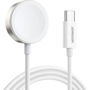 JOYROOM Зарядно за смарт часовник Apple Watch Joyroom S-IW004 Магнитно USB-C 120 cm, Бял (6941237178688)