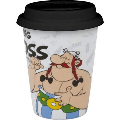 Asterix Big Boss - hrnek se silikonovým víčkem