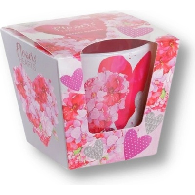 Bartek Candles Flowers' Hearts - Secret Garden 115 g
