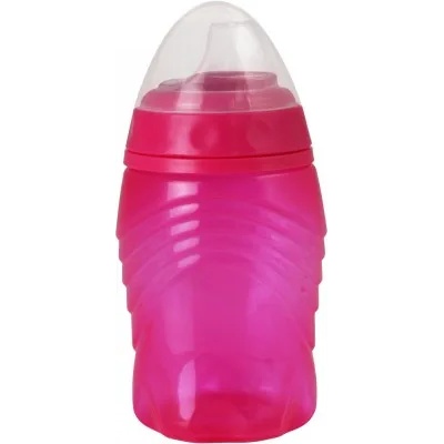 Baby-Nova Тенировъчна чашка със стоп клапа Baby Nova - 300 ml, розова (34121)