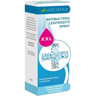 Aromax Antibacteria Osviežovač vzduchu v spreji Citrónová tráva, Mäta, Klinček 40 ml