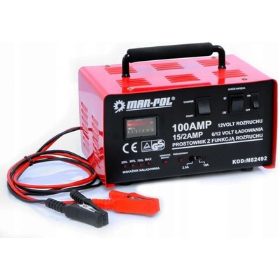 MAR-POL Nabíjačka so štartérom 100A, 6 V/12 V, 20 – 120 Ah M82492