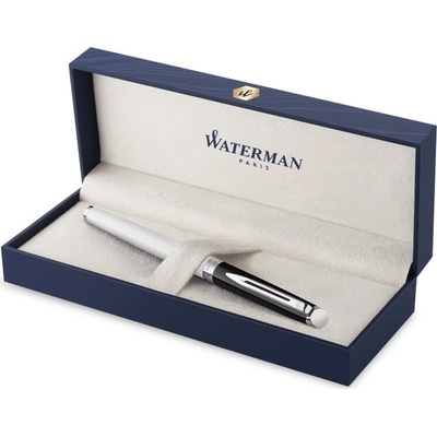Waterman Hémisphère Colour Blocking Black & White CT plnicí pero hrot F 1507/1992843