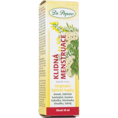 Dr.Popov Kapky bylinné Klidná menstruace 50 ml