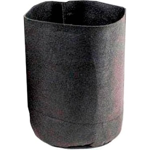  Root Tex 37.85L - Черна, кръгла саксия от геотекстил
