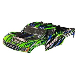Traxxas каросерия Slash 1: 10 зелена безщипкова