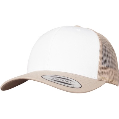 Flexfit 6606CF Trucker 6 panelová COT5506CFz3299 khaki/white Khaki/bílá