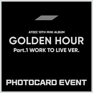 Daniel Shopping s. r. o Ateez: Golden Hour Part 1: Work To Live Version (With Apple Music Benefit) - 4CD (077117)