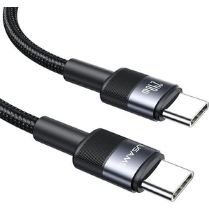 USAMS Kabel pleciony 240W USB-C/USB-C1.2m SY Series tarnish SJ727USB01 (Usa001453)