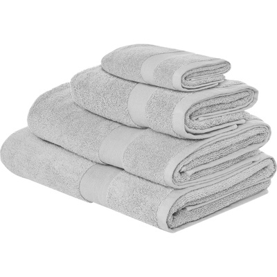 Hotel Collection Хавлиена кърпа Hotel Collection Velvet Touch Bath Towel - Silver