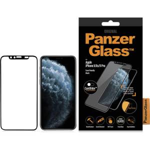 Panzer Стъклен протектор PanzerGlass за Apple iPhone X/Xs/11 Pro CaseFriendly, CamSlider - Черен
