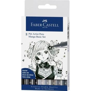Faber-Castell 82.2942 Комплект маркери Manga Basics 8 бр (82.2942)