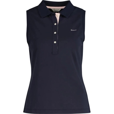 Gant Елек Gant Contrast Collar Pique waistcoat - Blue (Blue Night)