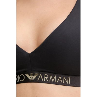 Emporio Armani Underwear Сутиен Emporio Armani Underwear в черно с изчистен дизайн 164530 4F235 (164530.4F235)