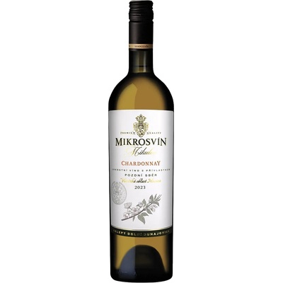 Mikrosvín Chardonnay pozdní sběr 2023 14% 0,75 l (holá láhev)