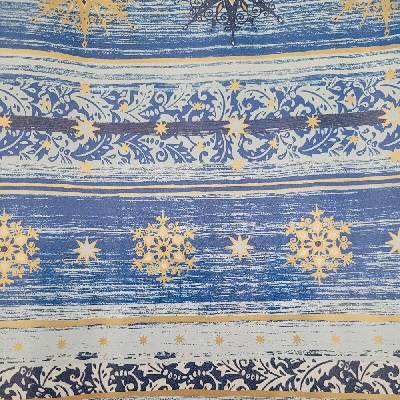 Fastima Modrý baliaci papier na darčeky 70cm x 2m 13