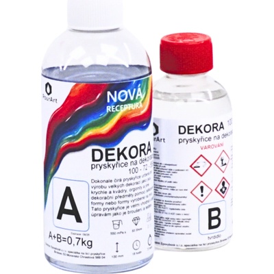 DEKORA 100-72-550 řídká A+B: 0,7 kg