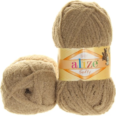 Alize Softy hnědá 617
