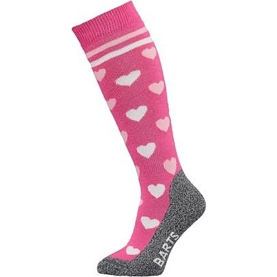 Barts SKISOCK HEARTS KIDS Fuchsia