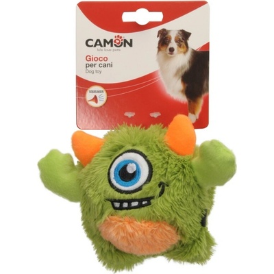 Camon Monster plyš zelený so zvukom 12 cm