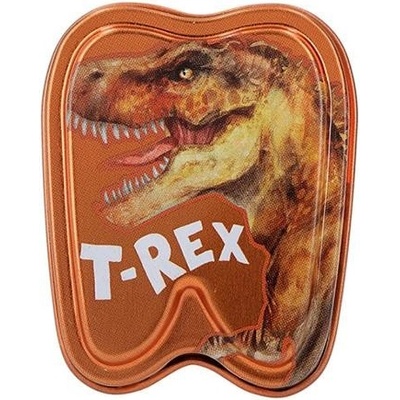 Depesche krabička na zoubky T Rex oranžová