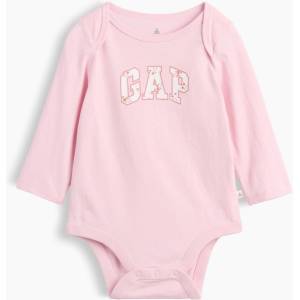GAP Бебешко боди с логото на Gap GAP | Rozov | Момичешки | 0-3 месеца - zoot - 32,25 лв