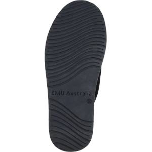 Emu Australia чехли сабо дамски от велур Maroo (W13285.BLAK)