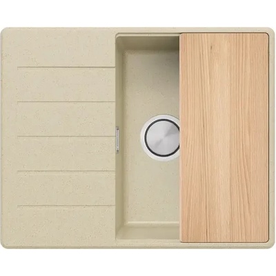 Твоят Стил Бежова кухненска мивка от гранит Копенхаген 45 Top 620х500