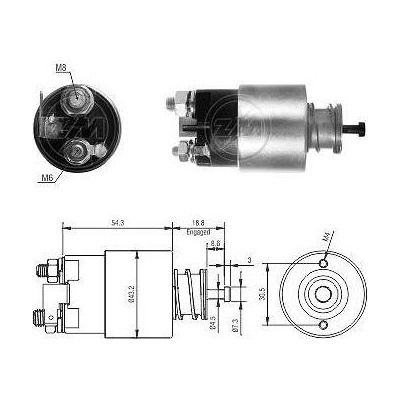 Spínač startéru Hyundai 36100-22860