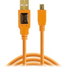Tether Tools CU5451 USB A - mini USB B, 4,6m, oranžový