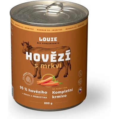 Louie Adult hovädzie s mrkvou 800 g