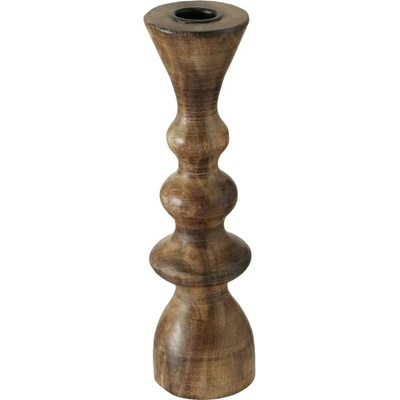 Boltze Svietnik Caconda, hnedý, 30 cm