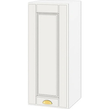 ИРИМ Горен кухненски шкаф Сити БФ-Бяло мат-09-1 30 см