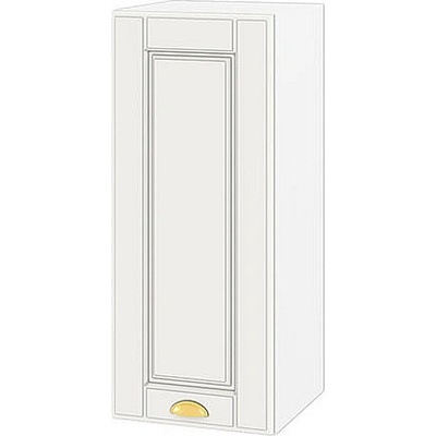 ИРИМ Горен кухненски шкаф Сити БФ-Бяло мат-09-1 30 см