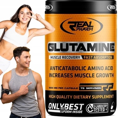 Real Pharm Glutamine 900 300 kapsúl