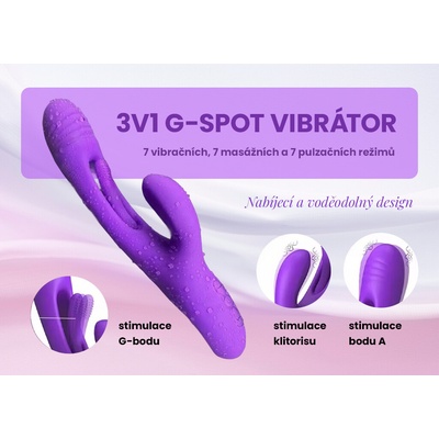 Kvigo 3v1 G Spot Vibrátor