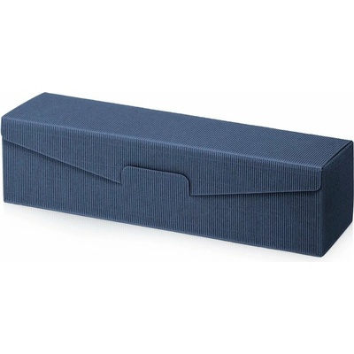 Krabica na víno 1fl modrý "Modern" 000125